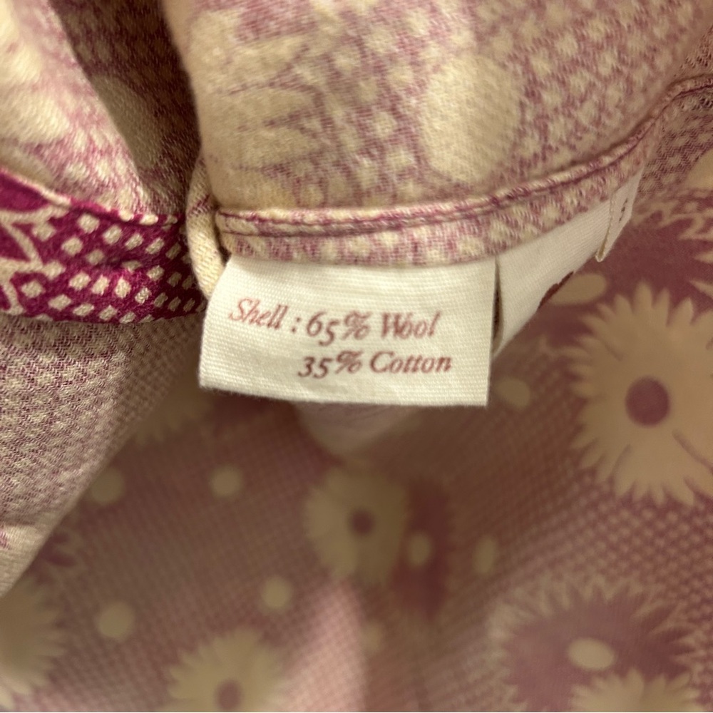 Alix of Bohemia Annabel Berry Daisy Shirt cotton wool pink fuchsia cream - Picture 12 of 15